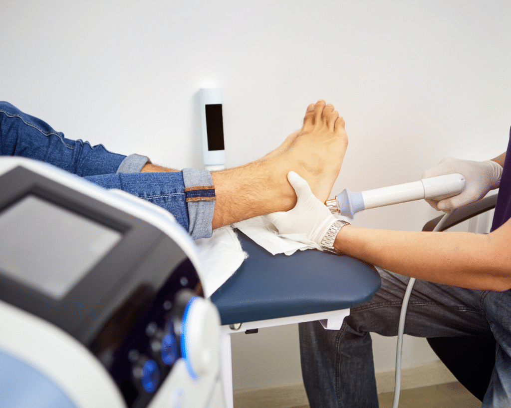Tratamento de tendinites e dores musculoesqueléticas com ondas de choque em São Paulo com a Dra. Karen Voltan.