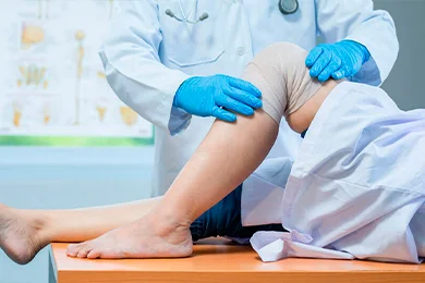 Imagem ilustrativa de procedimento cirúrgico em ortopedia oncológica